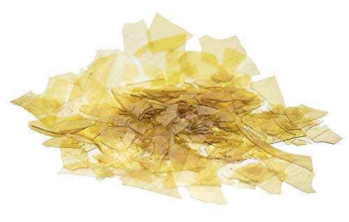 light yellow shellac flakes