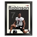 Bijan Robinson Framed Sports Art Photo by Thomas Maxwell