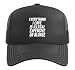Everything I Love is Illegal Expensive Or Blonde Funny Trucker Hat with Adjustable Mesh Back, Black