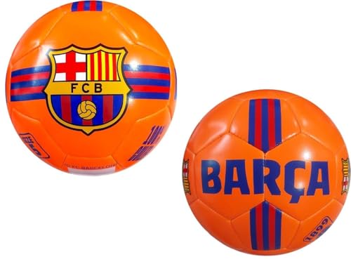Barcelona Ballon orange fluo officiel FC