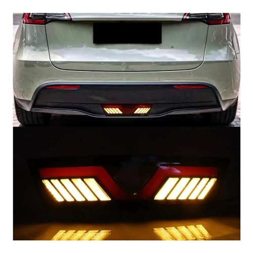 Feu pare-chocs arrière à clignotant dynamique et stop LED pour Modèle Y 2019-2023 - 5