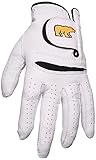 Jack Nicklaus Men's Golden Bear Leather Golf Glove, Worn On Left, Bright White, X Large