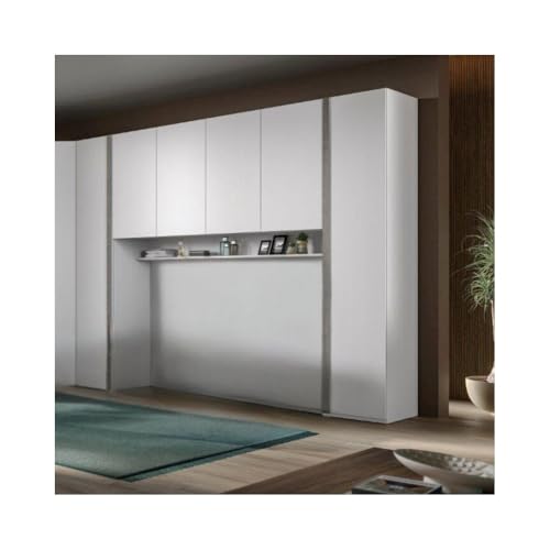 Indomita Armadio a Ponte Bianco Frassino Ettore 288x55x236H