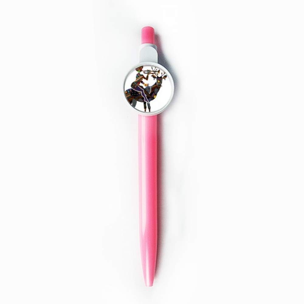Stylo à bille cerf bleu trompette, une idée cadeau originale - 5