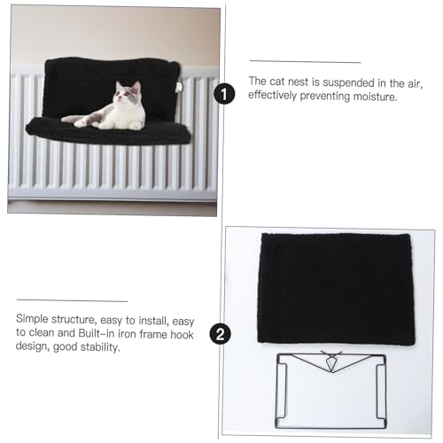 Lit suspendu pour chat chaud et douillet près du radiateur de salon - 4
