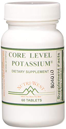 Core Level Potassium - 60 Tablets by Nutri West