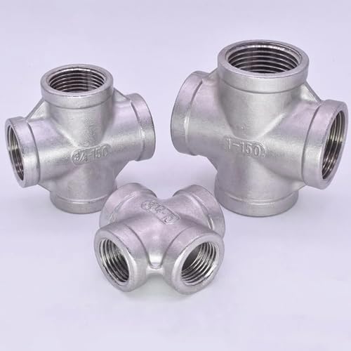 Conector cruz NPT 1/2 acero inoxidable 316 grado marino 4