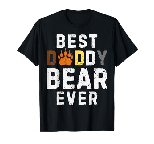 Gay Best Daddy Bear Ever Orgullo Oso Diseño Camiseta