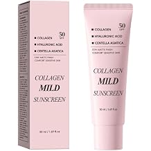 Collagen Sunscreen SPF 50 PA++++ Facial Sunscreen Lightweight,All Skin Types & Sensitive Skin