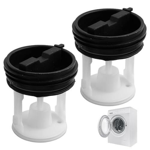 DOKRIN Repuestos y accesorios para lavadoras, Filtro antical todo en uno de 2 piezas, filtro de bomba de drenaje, filtro de pelusa, inserto de repuesto, compatibilidad universal