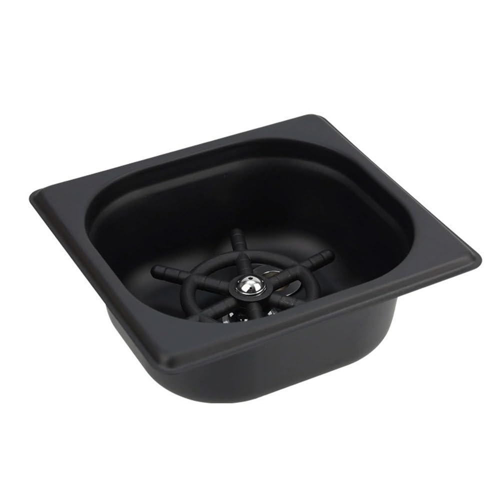 Enjuagadora De Tazas, Enjuagadora De Jarras De Acero Inoxidable Manejo con Una Sola Mano, Limpiador Automático De Tazas para Fregaderos De Cocina, Bares, Cafeterías, Teterías