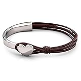 Long tiantian Leather Bracelets for Women Heart Leather Wrap Bracelet Western Dress Accessories Birthday Gifts