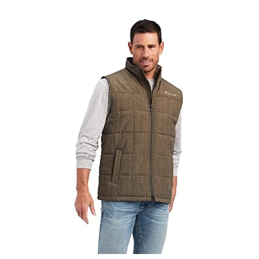 Ariat Male Crius Insulated Vest Crocodile Large
