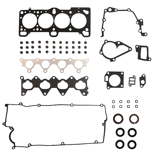 Image of Head Gasket Set HS26224PT-2, Fit for Hyundai Accent, for Kia Rio 2006 2007 2008 2009 2010 2011 Replace 22311-26101, 22211-26600, 22212-26050(56pcs)