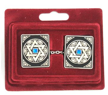 aJudaica Magen David Tallit Clips