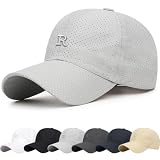 FULOOE Gorra de BéIsbol de Transpirable para Hombre, Gorra Running de Secado Rápido Malla Unisex Ajustable Sombrero de Exterior para Hombre Correr