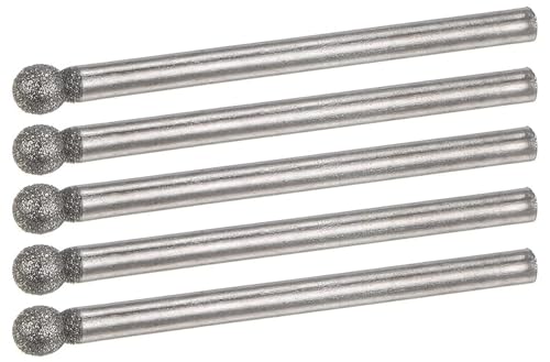 Puntas de molienda de diamante NACX de 4mm en forma de bola miniatura 1