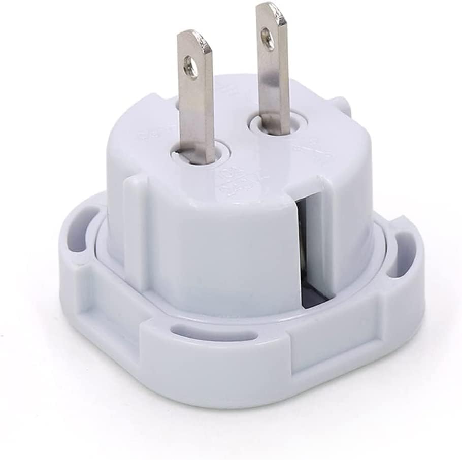 MOUYOU 5 PCS UK to US Plug Travel Adaptor, 3 pin to 2 Pin Flat Travel Adapter, from UK to USA, Canada, Jamaica, Barbados, Mexico, Thailand, China, Japan and more