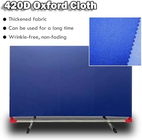 Foldable Table Tennis Barriers, 3-Pack Blue Ping Pong Court Dividers with Galvanized Frame for Easy Ball Pickup, Durable and Portable Sports Accessories