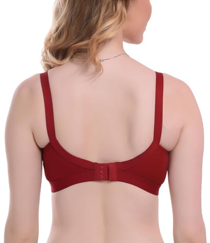 Image of Elina Women's 100% Cotton Regular Full Coverage T-Shirt Bra (Enora)