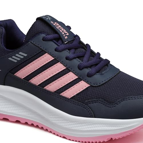 Image of ASIAN Women's Fashion-13 Sports Running,Walking & Gym Shoes For Eva Sole Casual Sneaker Lightweight Lace-Up Shoes For Girl's