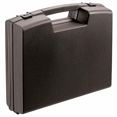 Black Plastic Briefcase Storage Case - 76mm x 280mm x 240mm image 2