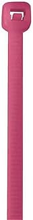 18 in. No.of 50 Fluorescent Pink Cable Ties