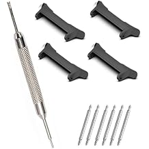 2 Pairs Adapter Compatibe with SAMSUNG Galaxy Watch 7 Ultra Bands 47mm,Spring Bar Watch Pin + Spring Bar Tool + Watch Bands Adapter for Galaxy Watch Ultra
