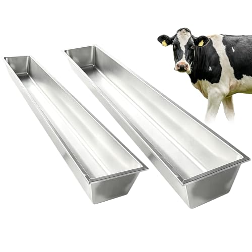 Mangeoire en acier inoxydable 1.2m de grande capacité pour l'élevage de bovins et d'ovins en ferme