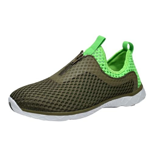 Image of Men's Quick Drying Aqua Water Shoes,3-Second Drainage & All-Terrain for Swimming,Hiking,Yoga