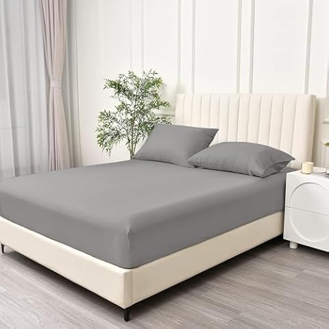 BQC 30 Cm Deep Microfiber Fitted Sheet Cover