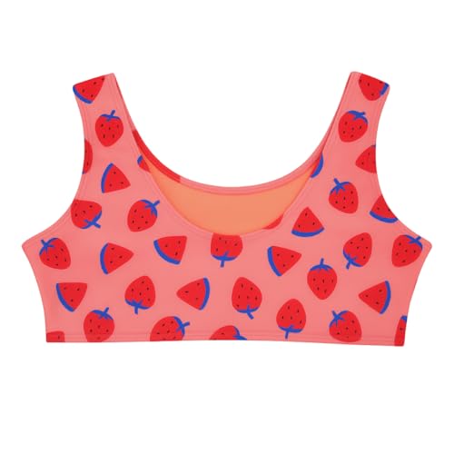 Destira Girls Bikini Top Only Swimsuit, Bathing Suit Top, Trendy and Fun Designs for Swimming2