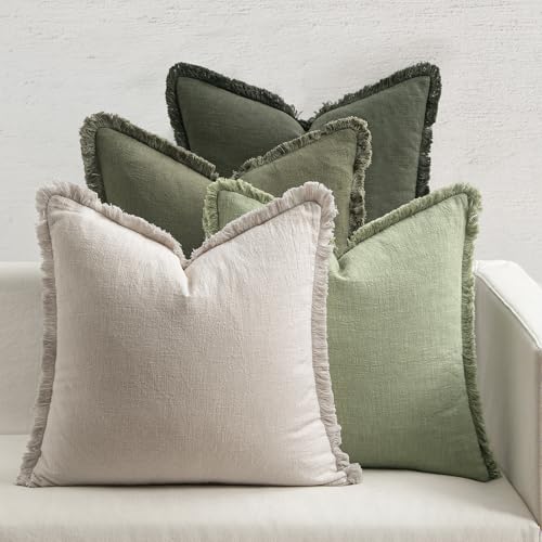 MIULEE Decorative Couch Pillow Covers Neutral...