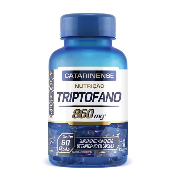 Triptofano Catarinense 860mg com 60 Cápsulas