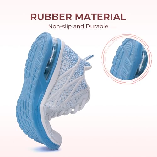 Image of Womens Slip On Tennis Sneakers Walking Running Shoes Easy to Wear