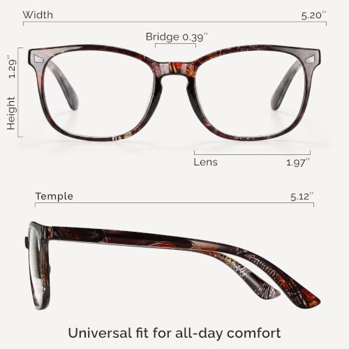 Image of CCVOO Reading Glasses for Women, Eye glasses, Blue Light Readers for Women, Cheaters