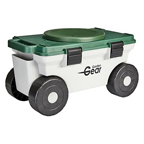 Garden Gear Rotating Garden Kneeler Tool Store with Wheels, Outdoor Seat for Weeding, Gardening & DIY Cover