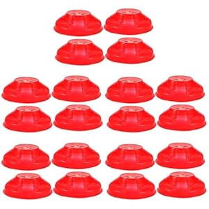 Artibetter 20 Stück Rauchmelderabdeckung Aus Kunststoff Rauchmelderschutz Zum Kochen Backen Für Wohn- Und Gewerberäume Einfache Installation Und Langlebiger Brandschutz