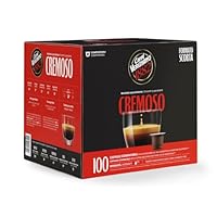 Caffè Vergnano 1882 - 100 Capsule - Caffè Compostabili e Compatibili con Nespresso, Cremoso - Pack...