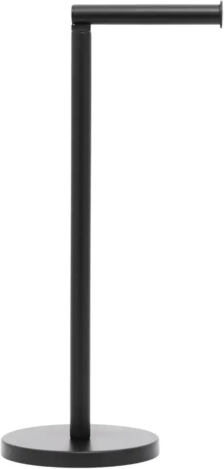 Mimo Style Suporte para Papel Higiênico de Chão em Inox Black