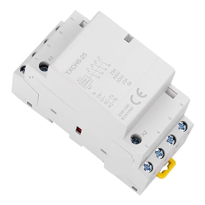 Stycznik modułowy AC 4P 16A 25A 2NC 2NO 4NC 4NC 220V/230V 50/60HZ szyna DIN (25A 2NO2NC)
