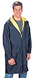 Rothco 3/4 Length Rain Parka, Navy/Yellow, Large