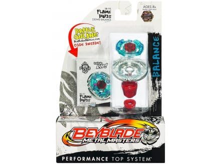 cavernedesjouets Coffret toupie - pour Beyblade métal Masters Flame byxis - Set toupie + Lanceur - Type equilibre + 1 Carte