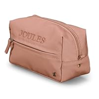 Joules Epwell Collection Softside Travel Wash Bag, Toiletries, Cosmetic Bathroom Organizer, Pink