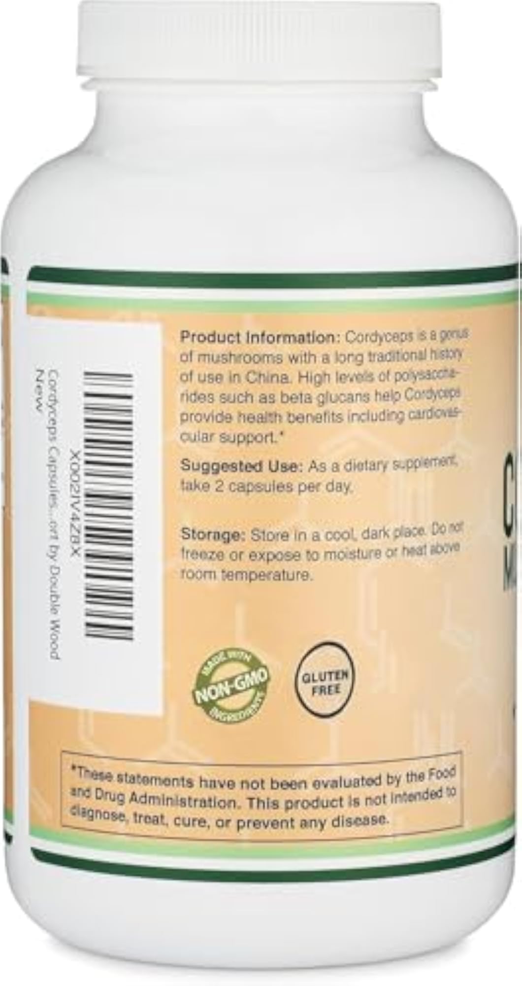 Cordyceps Capsules (Cordyceps Sinensis Mushroom Extract)