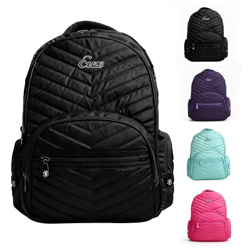 NEXMIDIO Mochila Escolar Feminina Antifurto com Divisor Acolchoado para Notebook de 17 Polegadas, Múltiplos Bolsos Organizadores, Ideal para Faculdade, Trabalho ou Viagem