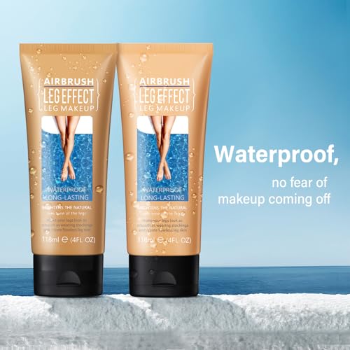 Boobeen Leg And Body Makeup Foundation, Waterproof Cover Up Legs Makeup, Illuminator Highlighter Glow, Evens Skin Tone, 4 Oz - Image 6