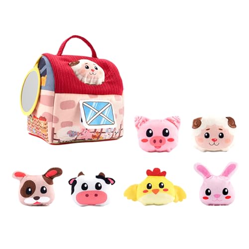 Set Fattoria Di Animali Di Peluche - Fai Finta Di