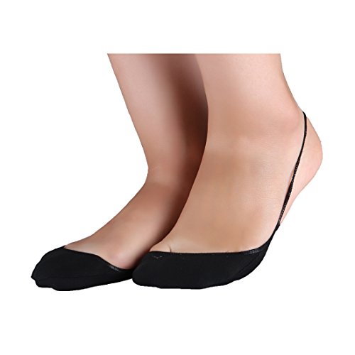 Image of uxcell Women's Half Socks, Heelless Back String No-Show Socks 10 Pairs