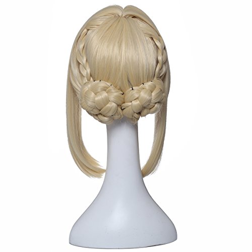 Colorground Long Blonde Prestyled Cosplay Wig With Braids #TOP3